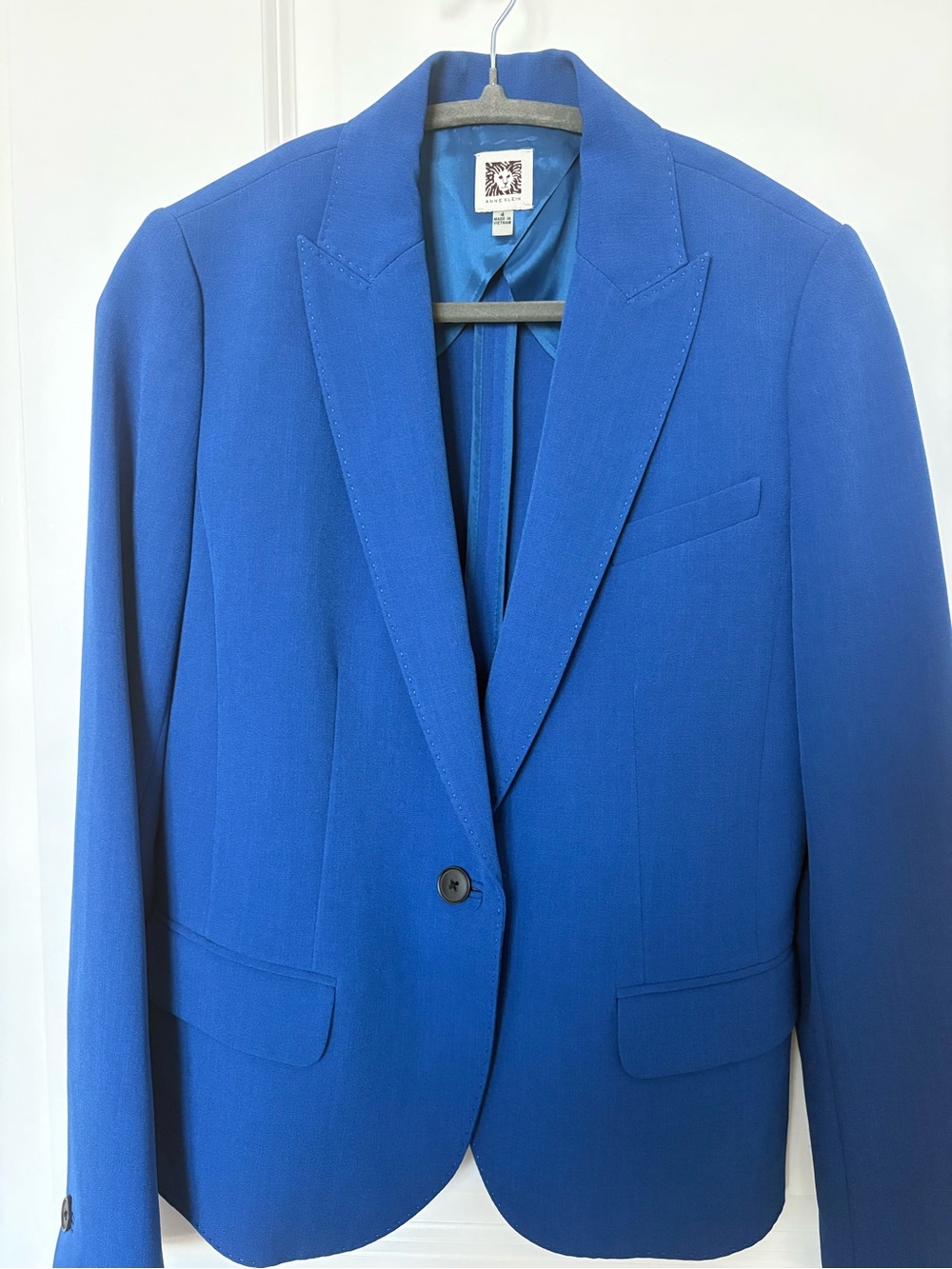 Anne Klein Executive Skirt Suit Set Royal Blue 4, Currently on Macys, NWT skirt